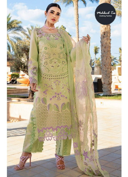 Mehboob Tex 1668 A  And B Cotton Dupatta Surat Pakistani Salwar Suits Wholesale Market
